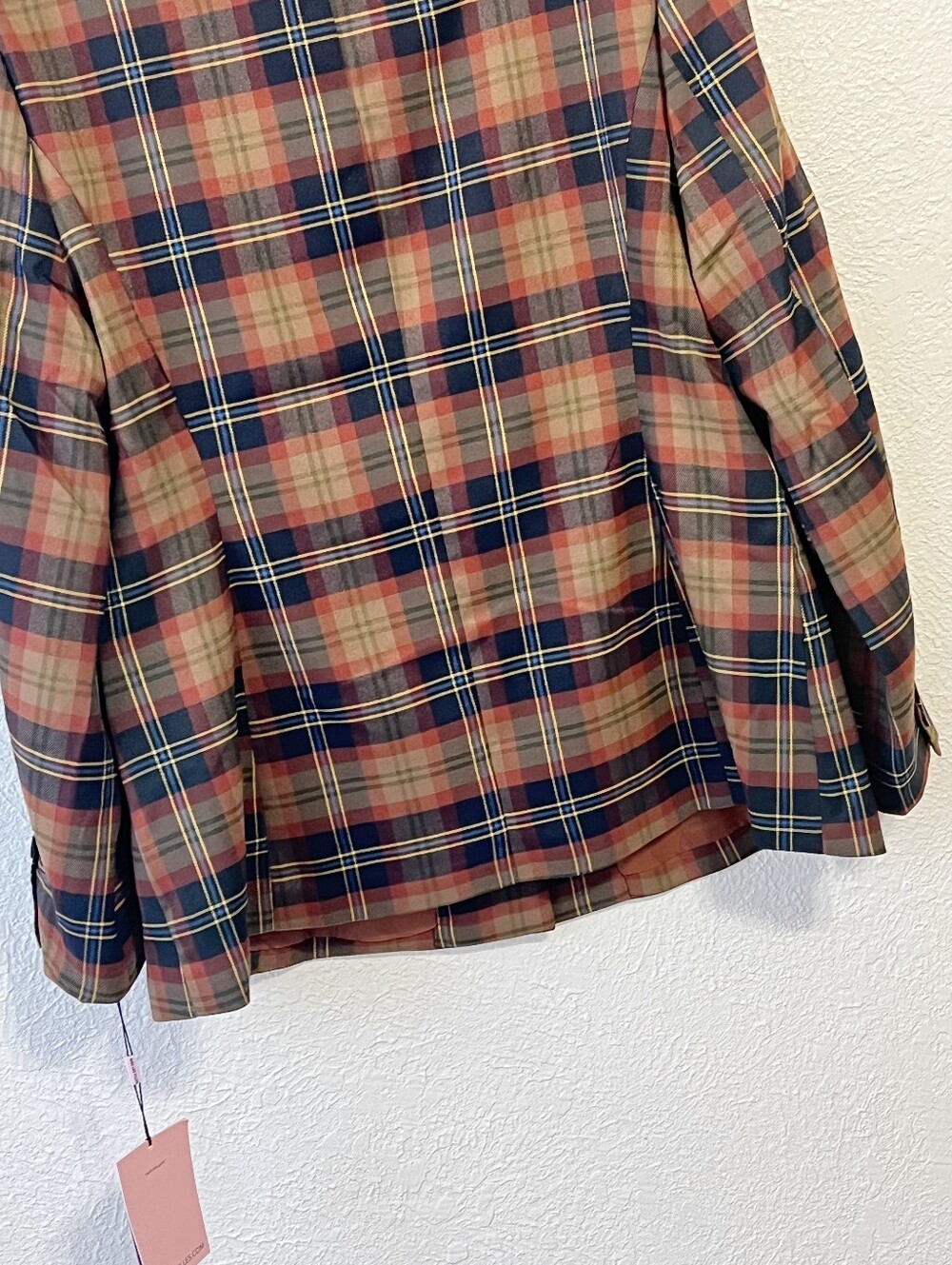 NWT Avec Les Filles Autumn Plaid Hourglass Blazer - Picture 11 of 14